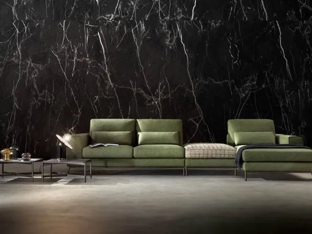 Peppy Special sofa with peninsula by Samoa.