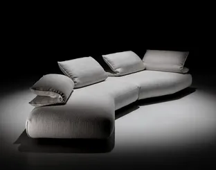 Plane linear sofa by Twils