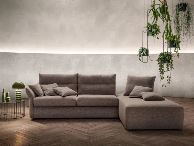 Sofa bed with peninsula Rock by Samoa