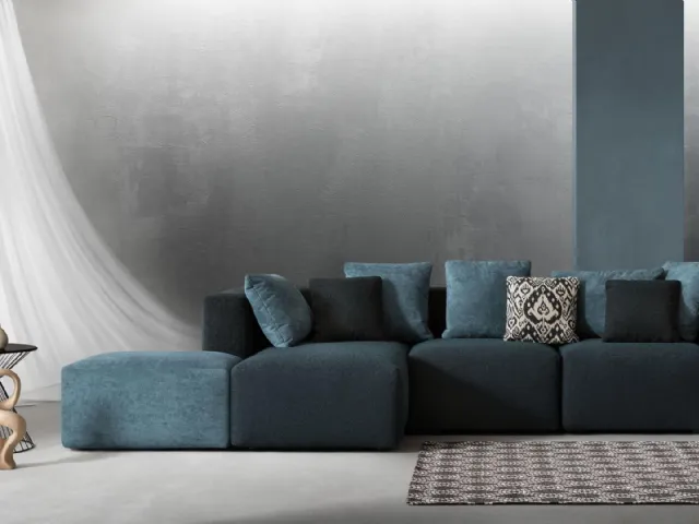 Upholstered fabric sofa Sassy by Samoa