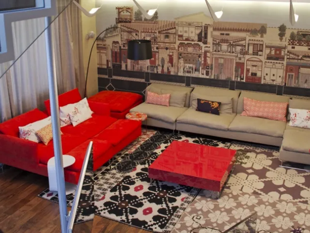 Shanghai Tip living room by Moroso.