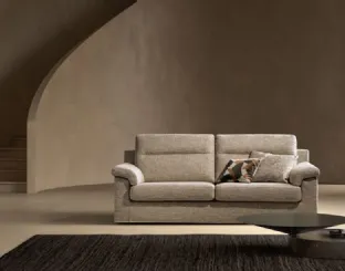 Linear fabric sofa Skill by Samoa.