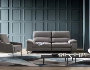 Linear Relax sofa in Samoa's Space Look fabric