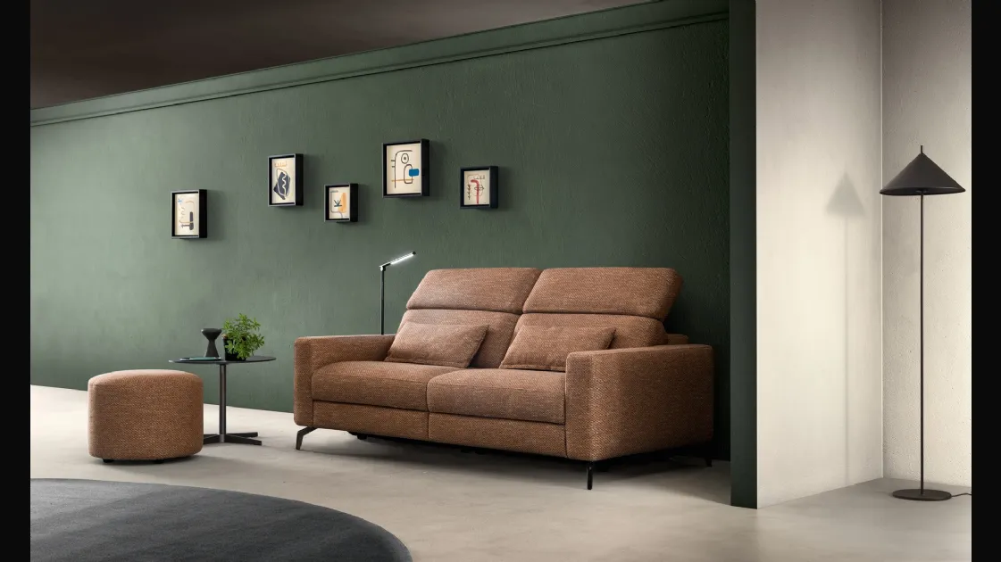 Linear Relax sofa in Samoa's Space Speed fabric.
