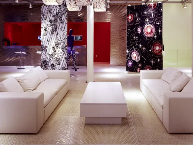 Spring leather sofa by Moroso