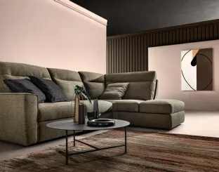 Corner fabric Relax Sofa in Swing Slick by Samoa.
