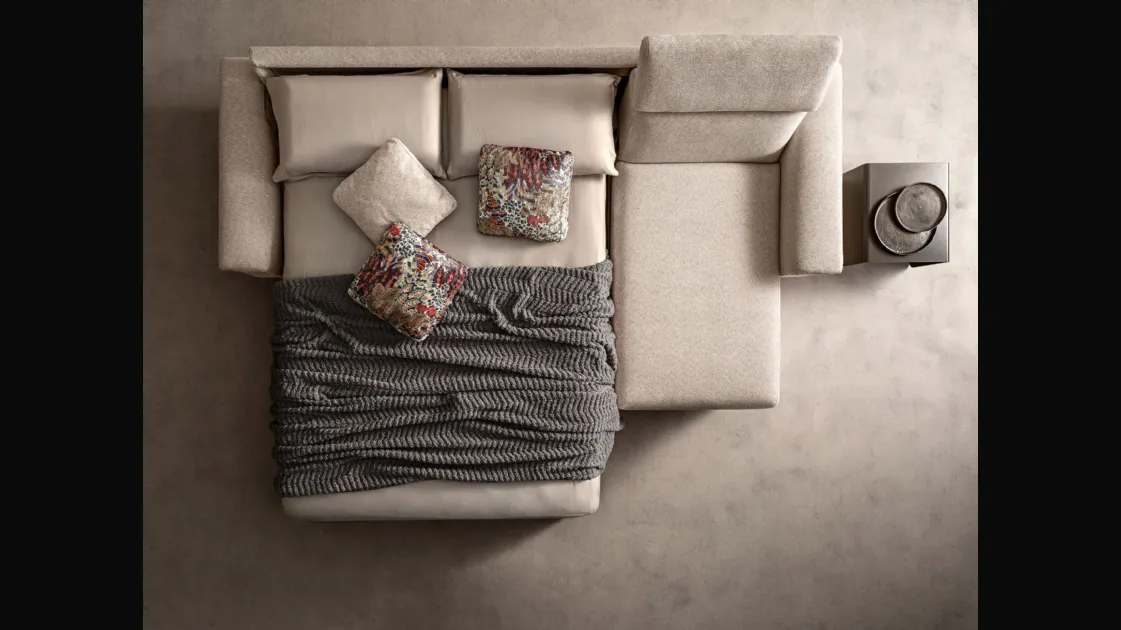 Sofa-bed with peninsula Target by Samoa