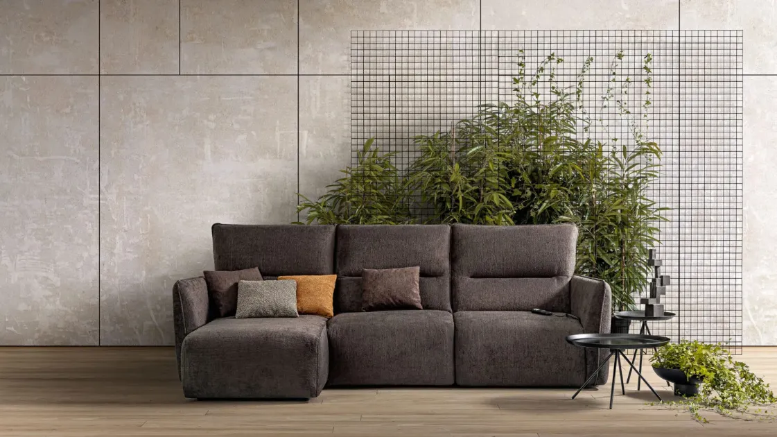 Relax sofa bed with peninsula Total by Samoa
