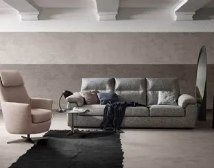 Linear sofa with extendable seats Way by Samoa