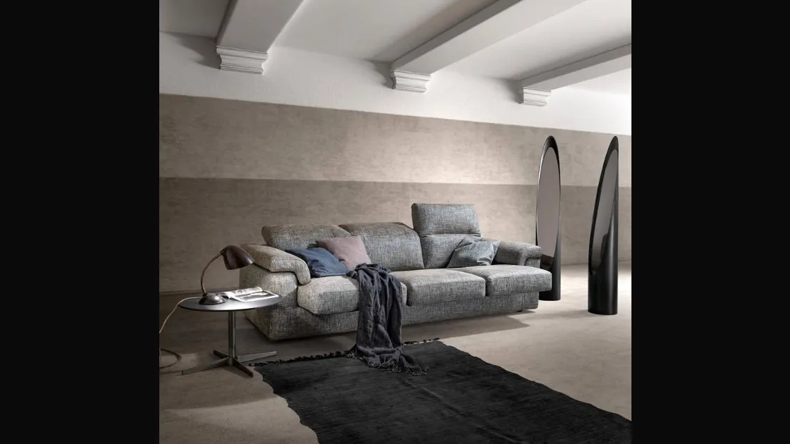 Linear sofa with extendable seats Way by Samoa