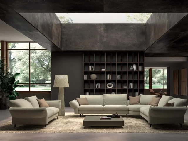 Wind corner sofa by Biba Salotti