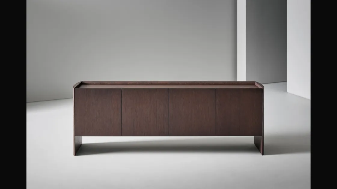 Bonaldo wooden sideboard with 4 doors