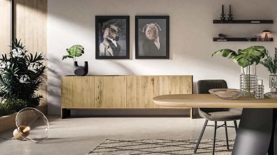 Arbor wood sideboard by Devina Nais
