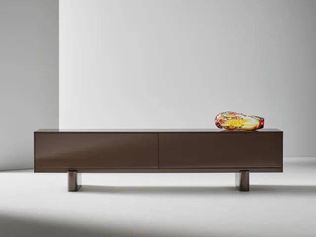 Bonaldo Lacquered Wood Sideboard Cabinet