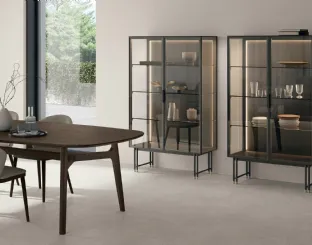 Joyce sideboard with glass doors by Tomasella.