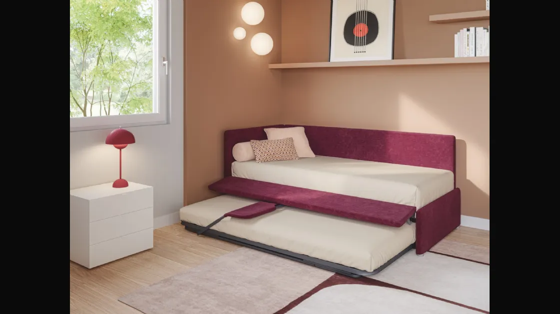 Single daybed with pull-out bed Maya by Twils