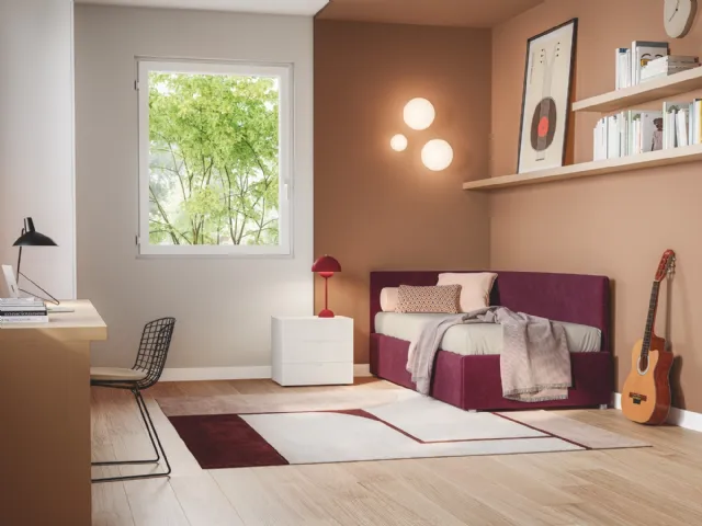 Single daybed with pull-out bed Maya by Twils