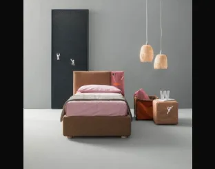 Single bed with storage container Rift by Bside.