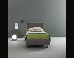 Modern fabric bed with Snap headboard by Bside.