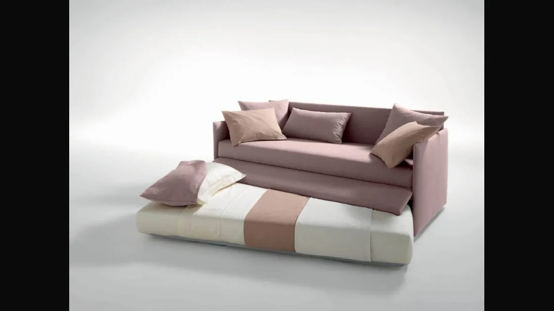 Twice Upholstered Fabric Sofa with Pull-out Bed by Bside.