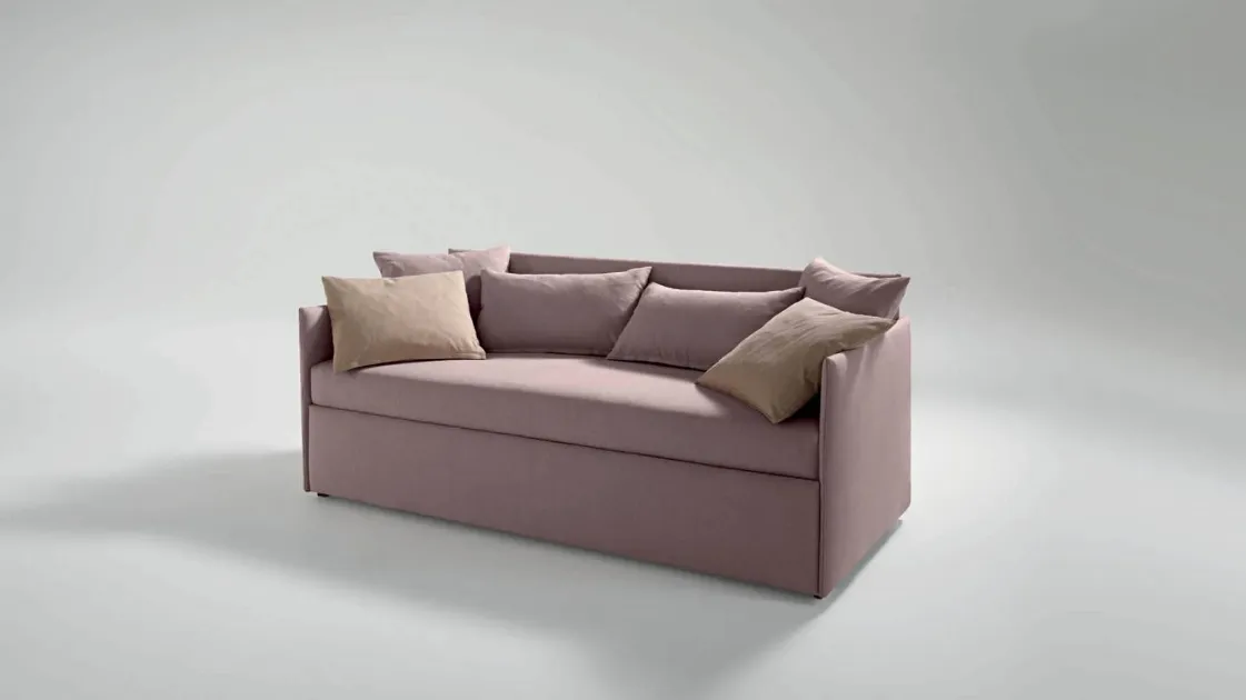 Twice Fabric sofa with pull-out bed by Bside.