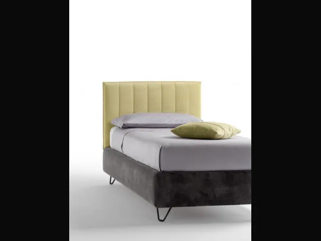 Single upholstered bed Twist by Bside.