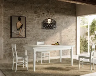 Extendable Asolo table in solid ash wood by Arredo3.
