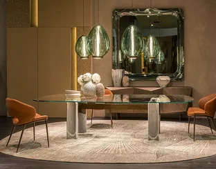 Bilbao Glass Table by Cattelan Italia