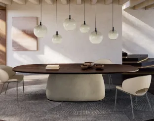 Botero Wood table by Cattelan Italia.