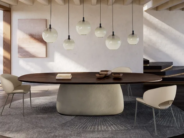 Botero Wood table by Cattelan Italia.