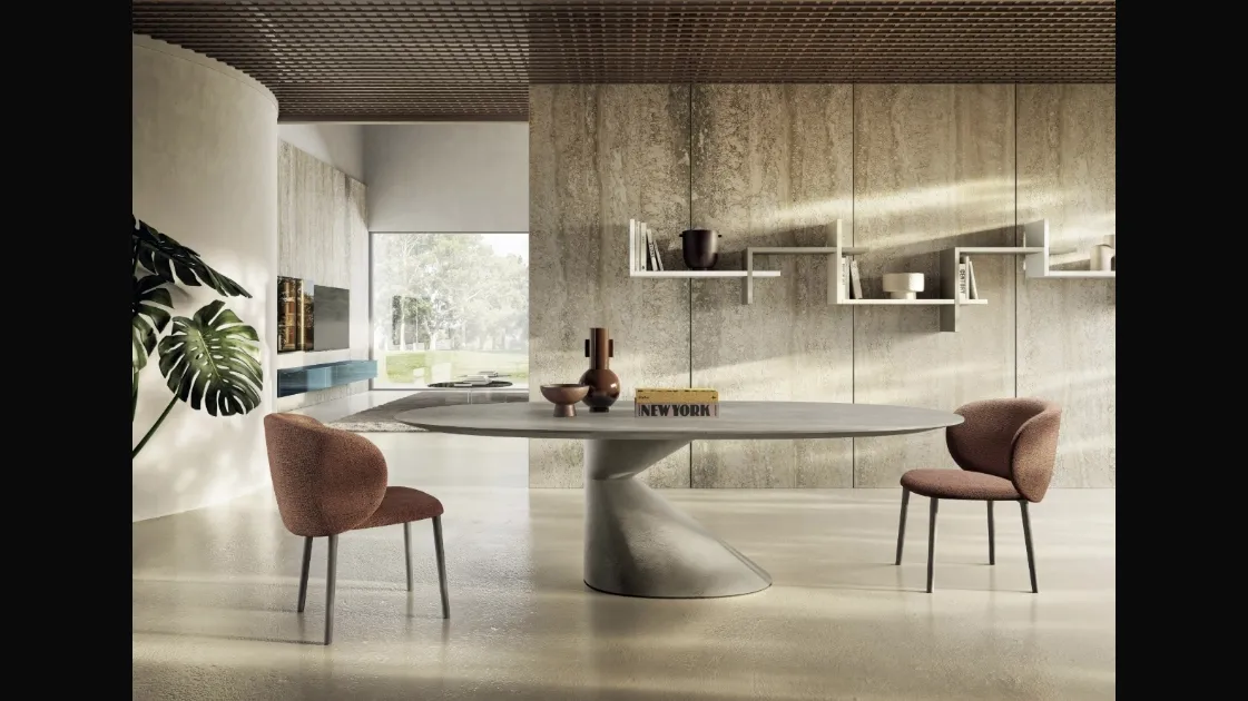 Table Chapeau 2888 in resin by Lago