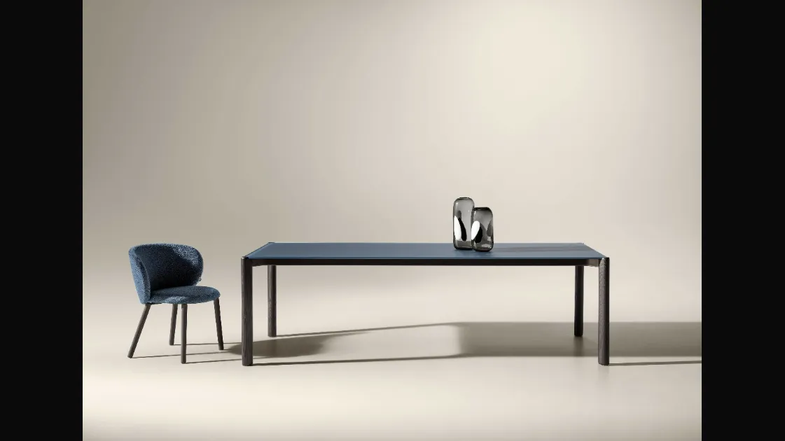 Glass table Correr Slim 2762G by Lago