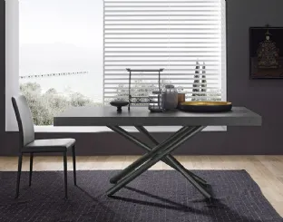 Extendable Fahrenheit table with a laminate top by Altacom.