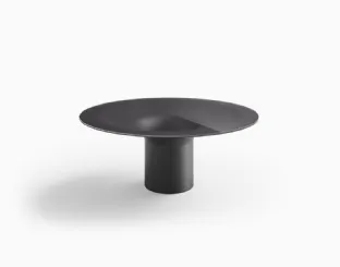 Helicon Table with Desalto glass top