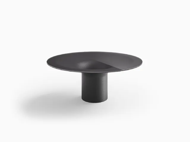Helicon Table with Desalto glass top