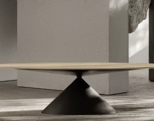 Maxy Clay Wood table by Desalto