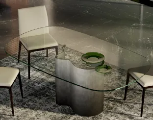 Papelito Glass Table by Cattelan Italia