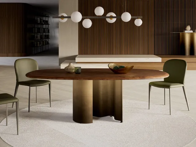Papelito Wood table by Cattelan Italia.
