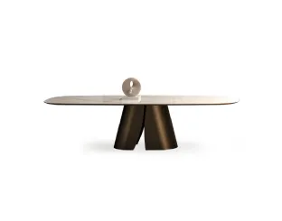 Cosmopolitan Ceramics Flat Table by Devina Nais