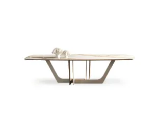 Manhattan Barrel Ceramics Table by Devina Nais