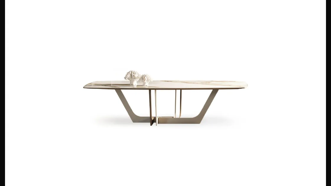 Manhattan Barrel Ceramics Table by Devina Nais