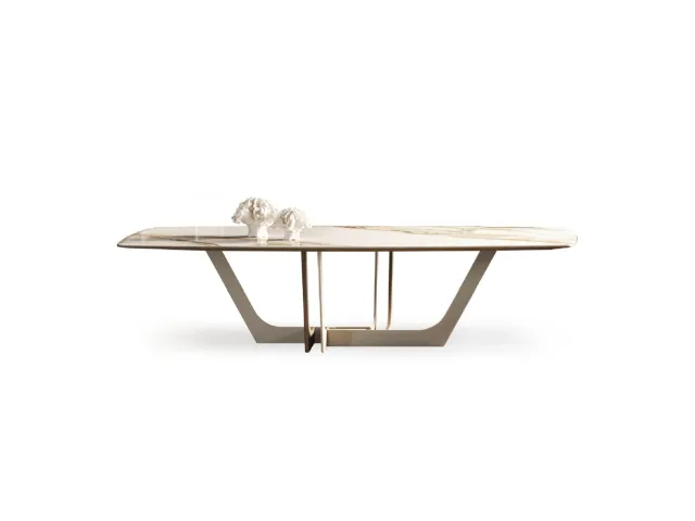 Manhattan Barrel Ceramics Table by Devina Nais
