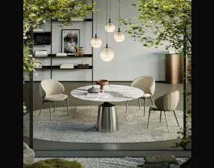 Yoda Marble Round Table by Cattelan Italia