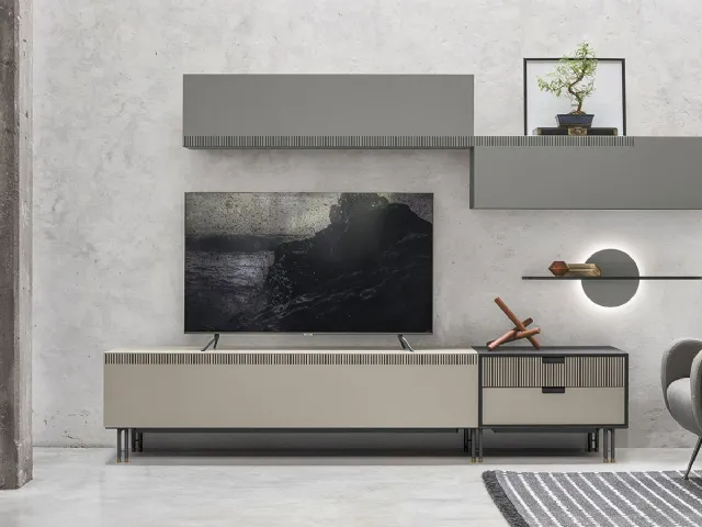 Mobile TV stand TIME UNIT TI 113 by Tomasella