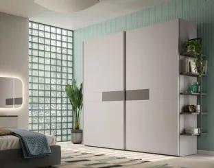 Wardrobe with sliding door Belt 46 by Orme