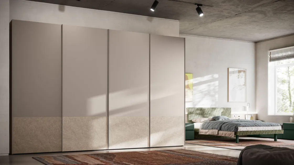 Wardrobe with sliding door Level DN 42 by Orme