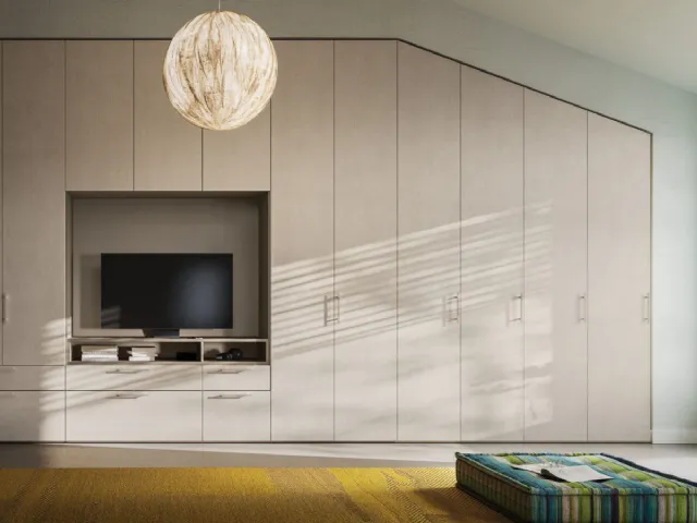 Custom-made wardrobe for attics Smooth + M 15 39 by Orme