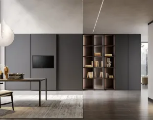 Wardrobe with sliding doors Liscia TV by Veneran.