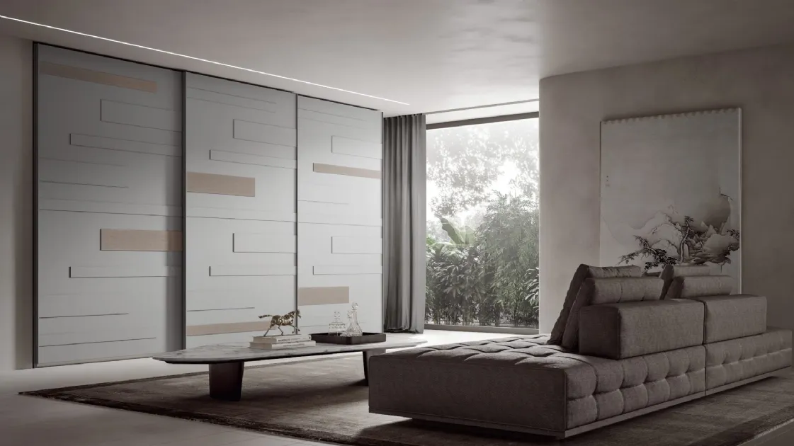 Wardrobe with sliding doors Segmenta by Veneran