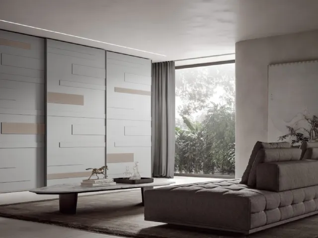 Wardrobe with sliding doors Segmenta by Veneran
